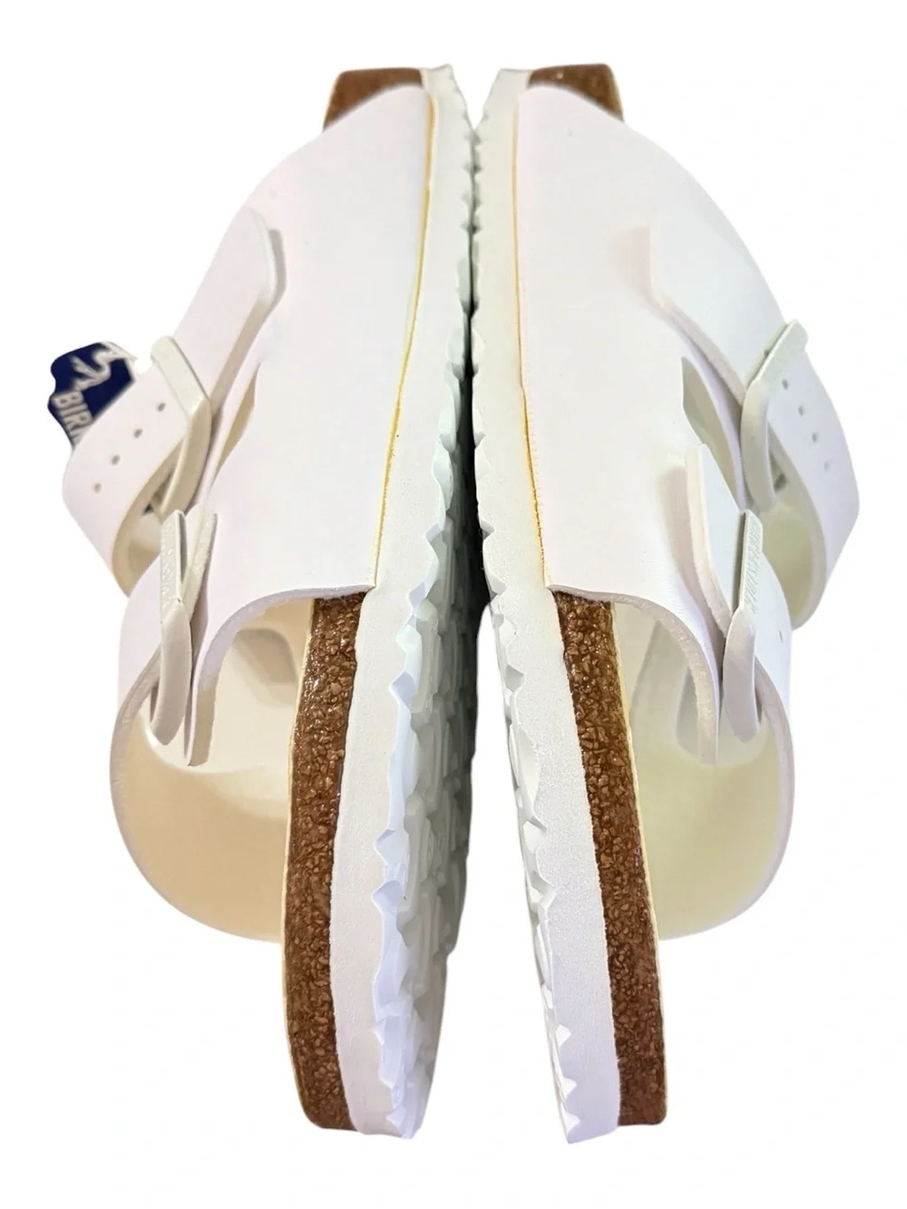 Birkenstock Arizona White Sandals EU 41 US Women’s 10 Men’s 8 NIB
